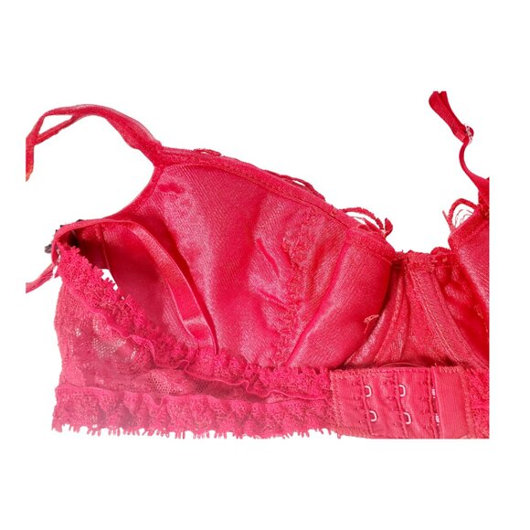 Shirley of Hollywood Red Lace & sequin Bra – Size 34C (NWT) ❤️ - Picture 5 of 6